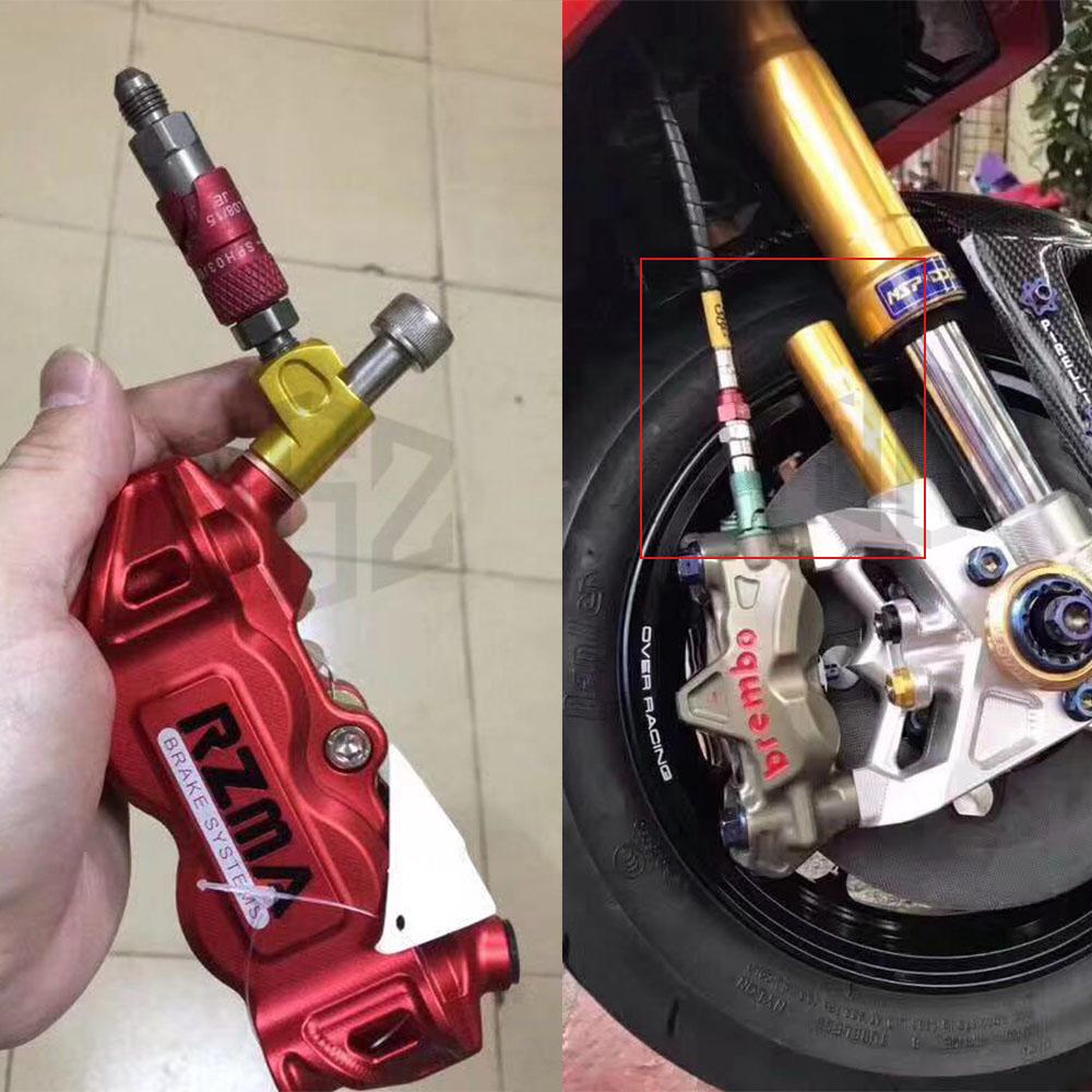 Universal AN3 Motorcycle Brake Line Hose Fluid Quick Release Connect