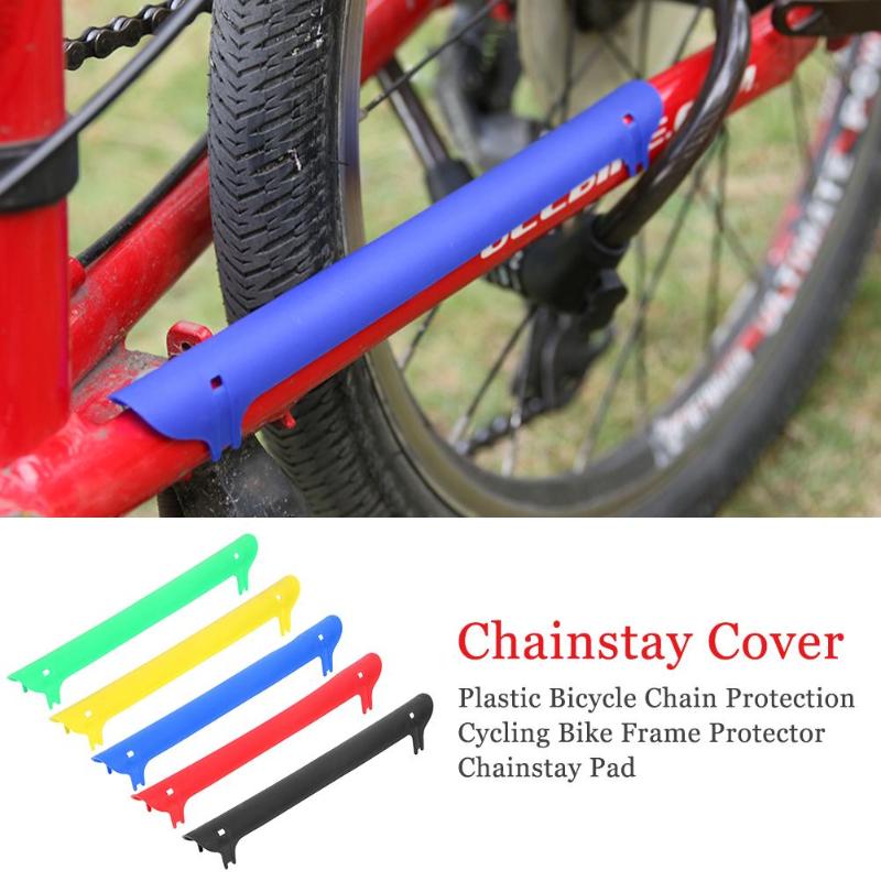 Plastic Chainstay Road Mtb Bike Bicycle Cycle Frame Chain Guard Protector 