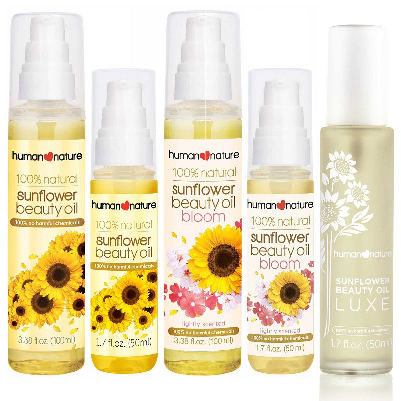 Human Nature Sunflower Beauty Oil (Classic, Bloom, Luxe) Shopee