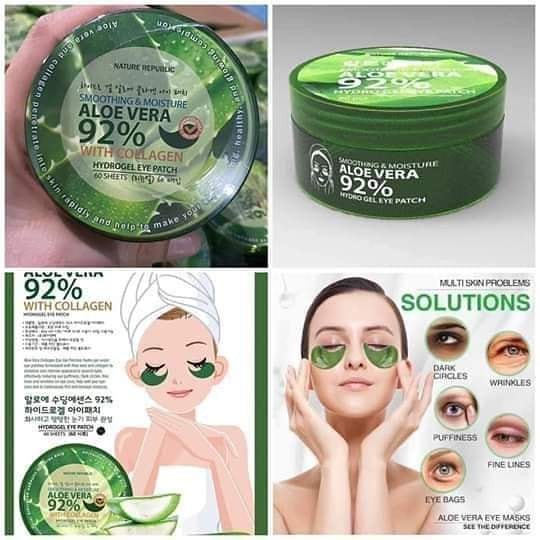 Nature Republic Aloe Vera Hydrogel Eye Patch Shopee Philippines