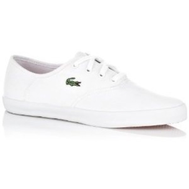 lacoste canvas sneakers