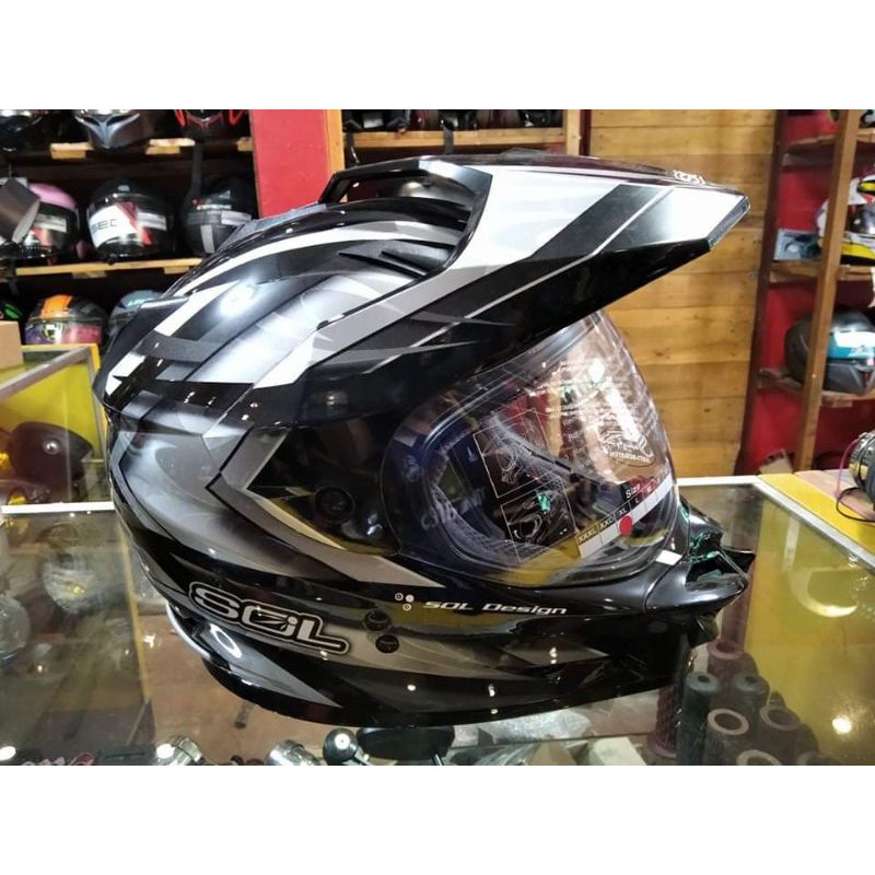 Dual Sports / Motard helmet (SOL MADE IN TAIWAN) Shopee Philippines