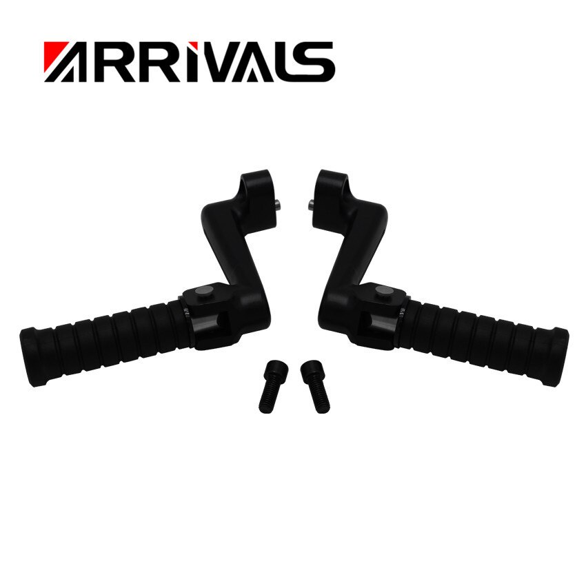 Motorcycle Black Aluminum Passenger Foot Pegs Footrest For Indian 1419