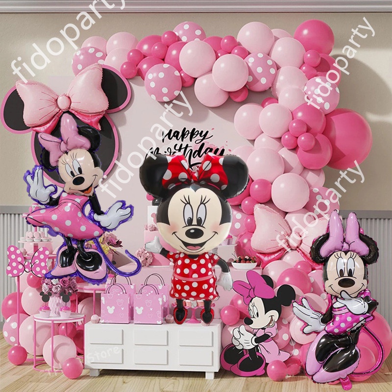 baby minnie mouse balloon decorations