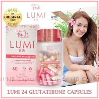Lumi 24H Skin Whitening Glutathione Capsules by Beauty Vault (60 Capsules)