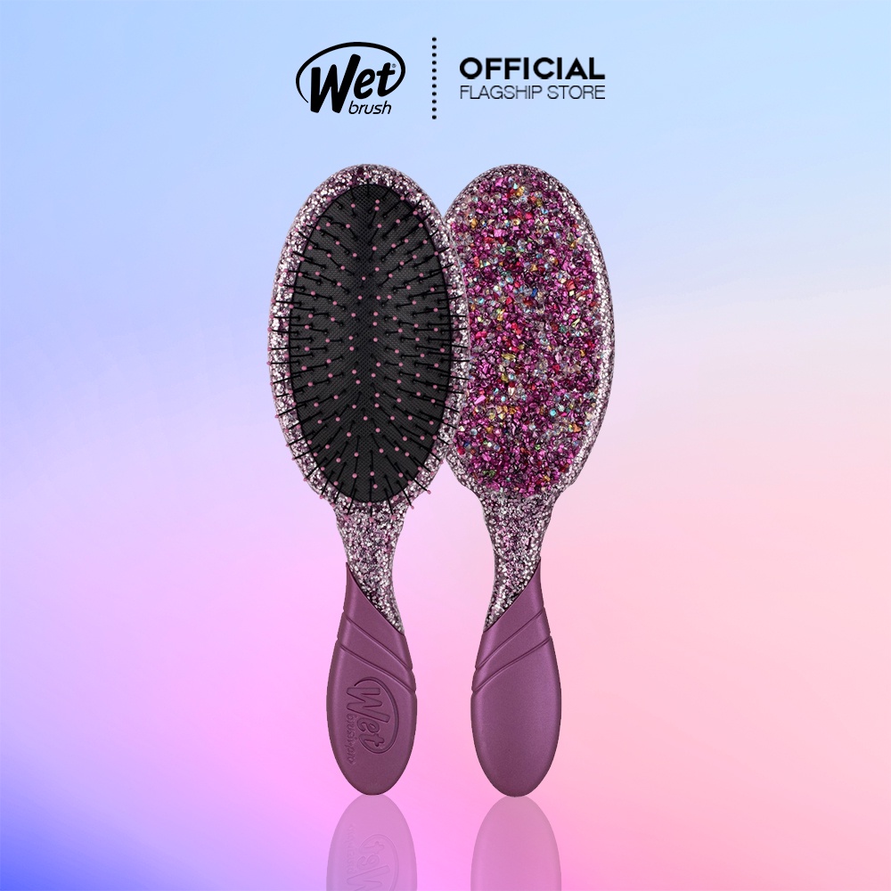 Wetbrush Crushed Jewels Pro Detangler Hair Brush Ruby Shimmer