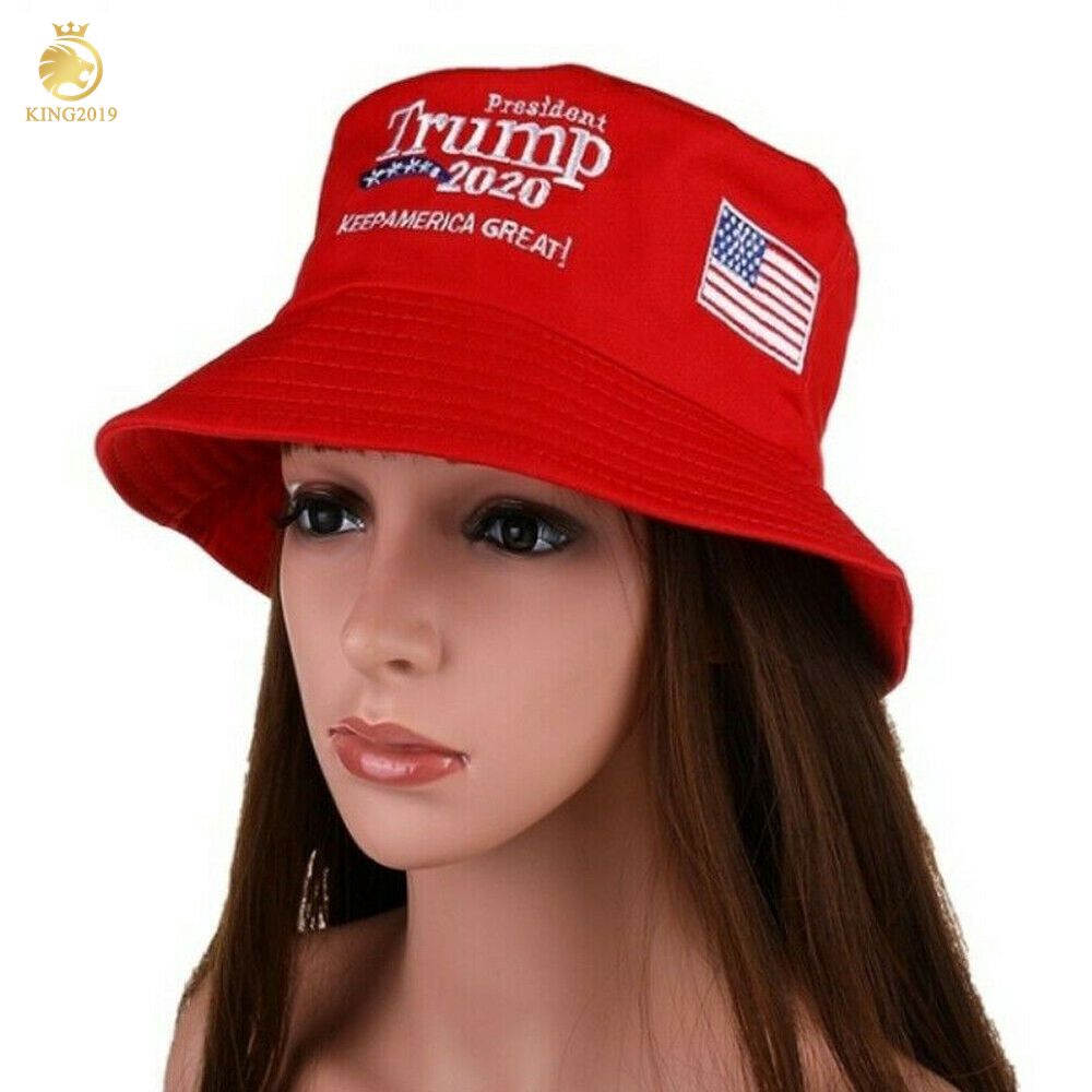 maga bucket hat red