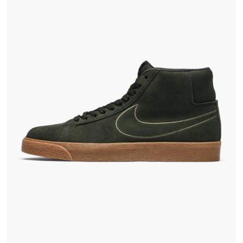 nike blazer olive green