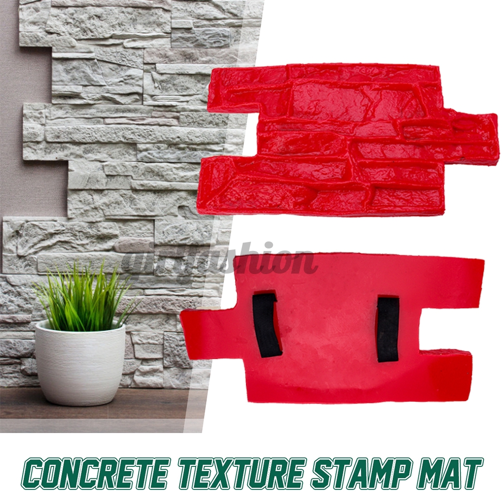 Vertical Wall Stamp Stone Decorative Concrete Cement Imprint Texture Stamp Mat Shopee Philippines