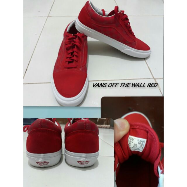 red off the wall vans