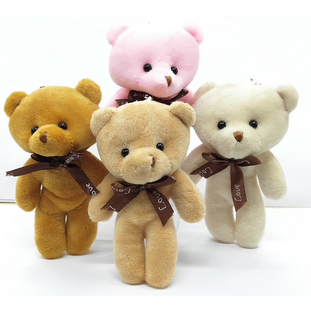 4.5Inches Bow Tie Stand Teddy Bear Stuffed Animal Toy Birthday Party ...