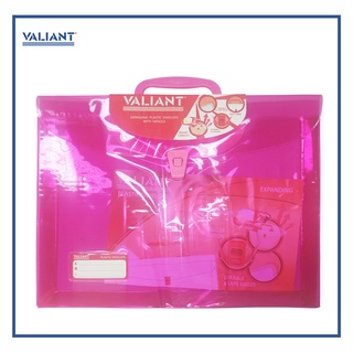 1pc Valiant Expanding Plastic Envelope with Handle and Pushlock WISEBUY SHOPPERS #5