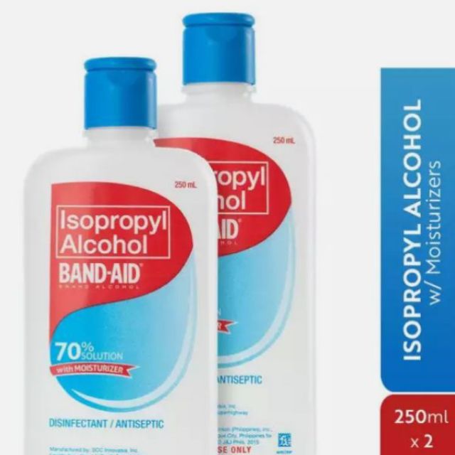 Band-Aid 70% Isopropyl Alcohol w/ Moisturizers SET OF 2 ...