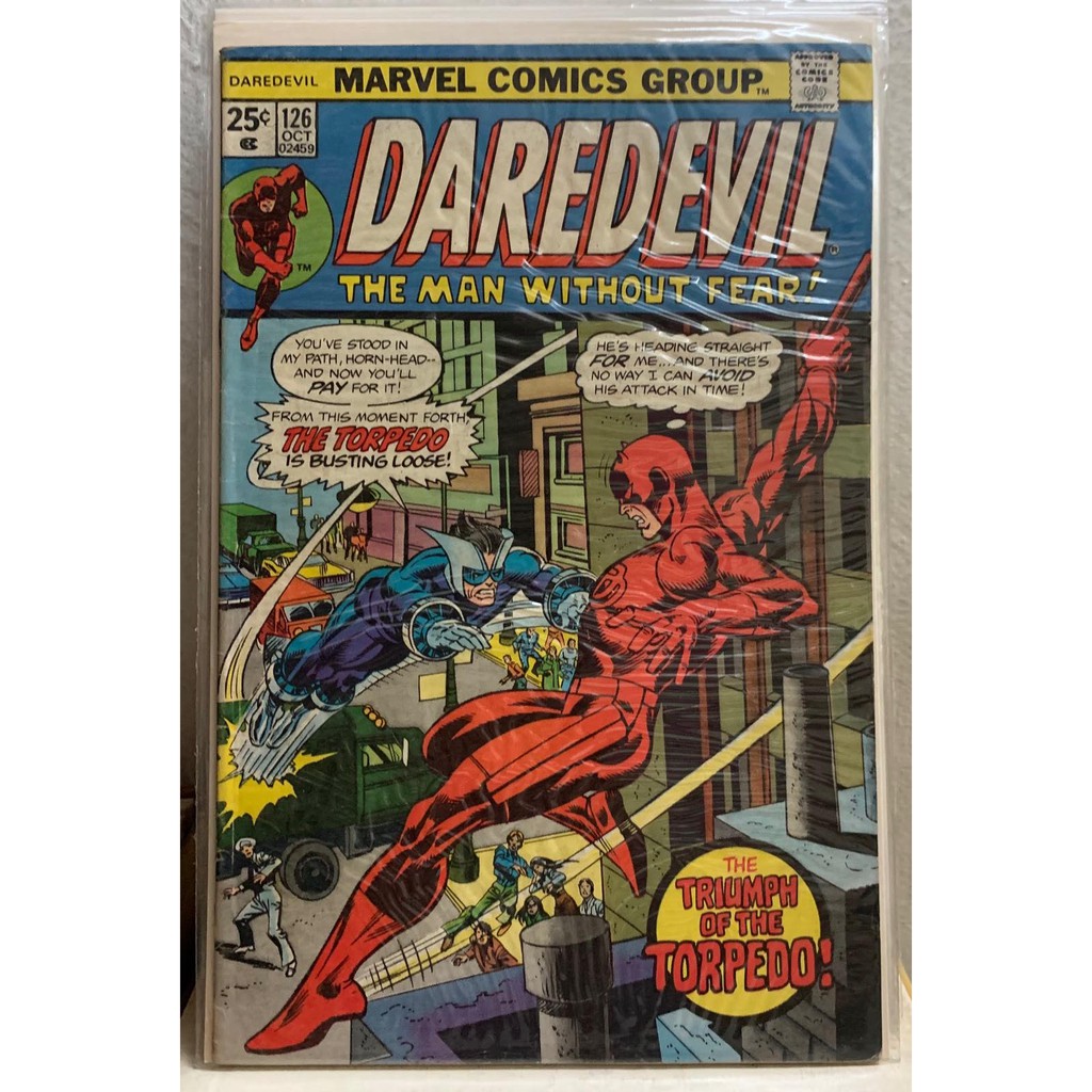 Marvel Comics: Daredevil #126 1st Appearance of the New Torpedo (Brock ...