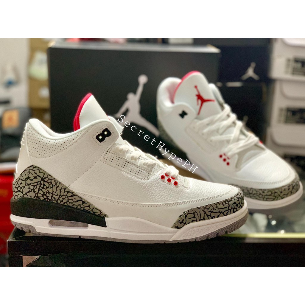 1086 Air Jordan 3 'white cement 