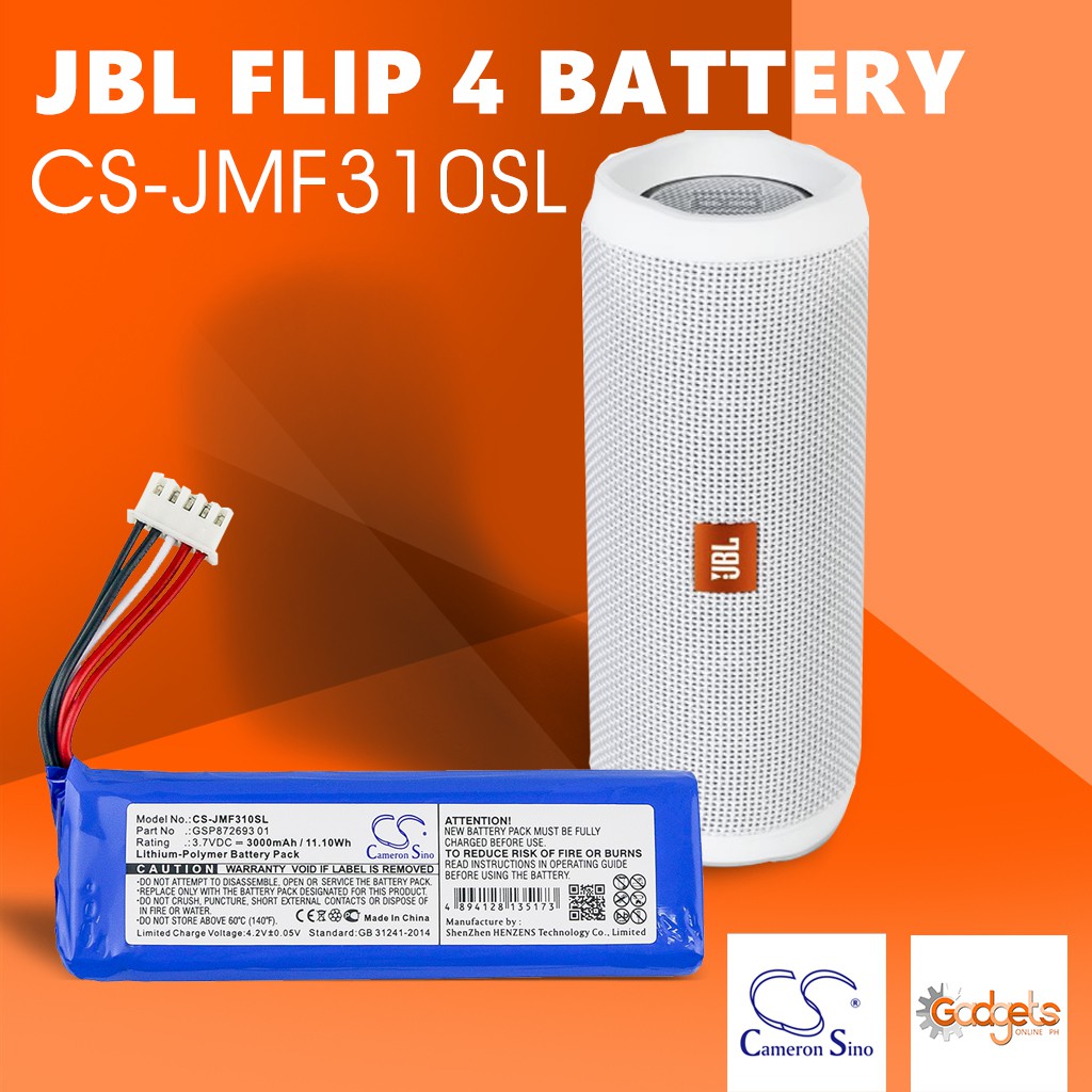 replace battery jbl flip 4