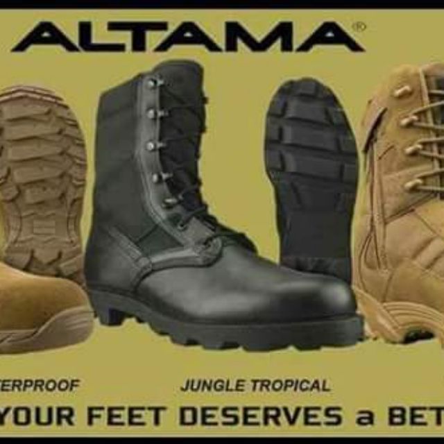 altama steel toe boots