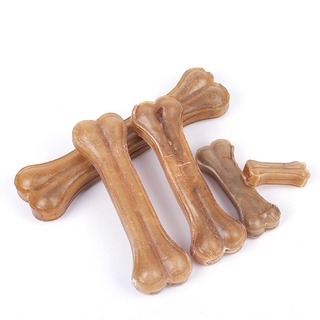 （Hot sale）TERKE Cowhide Bones Pet Tooth Grinding Stick Dog Toys Bones Pet Chew Toothbrush Small Larg #3