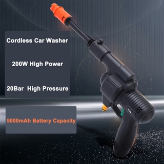【Philippine cod】 Cordless 12V Car Washer High Pressure Washers Power 200W 20bar Lithium Battery R #2