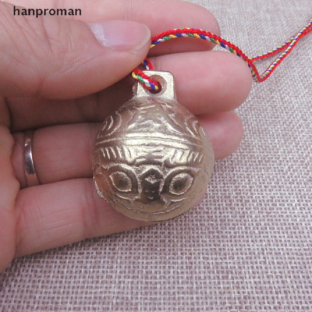 hanproman> Pure Copper Tiger Head Bell To Ward Off Evil Tiger Bell Cat And Dog Pet Bell well #5