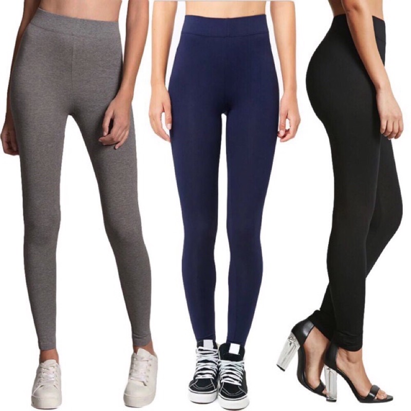Plain Leggings (Good Quality) Shopee Philippines