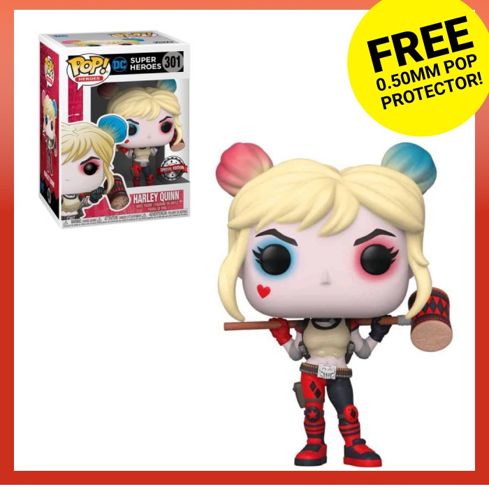 Harley Quinn With Helper Pop #357 DC Super Heroes Vinyl Figure