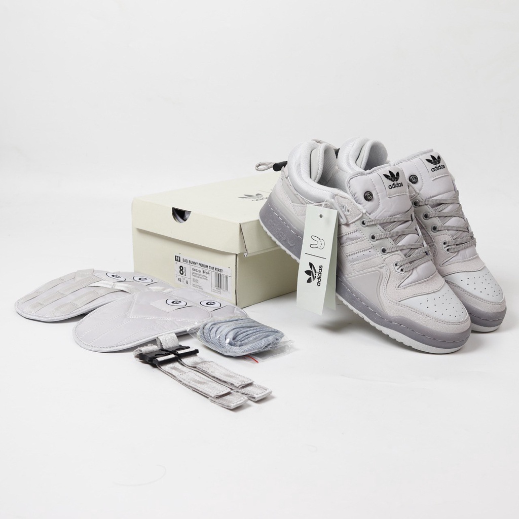 Bad Bunny X Adidas Shoes Forum Low The First Light Gray Shopee