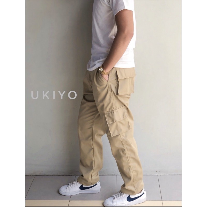 TOKIO Khaki Pants by UKIYO (Cargo Pants) (XLarge) Shopee Philippines