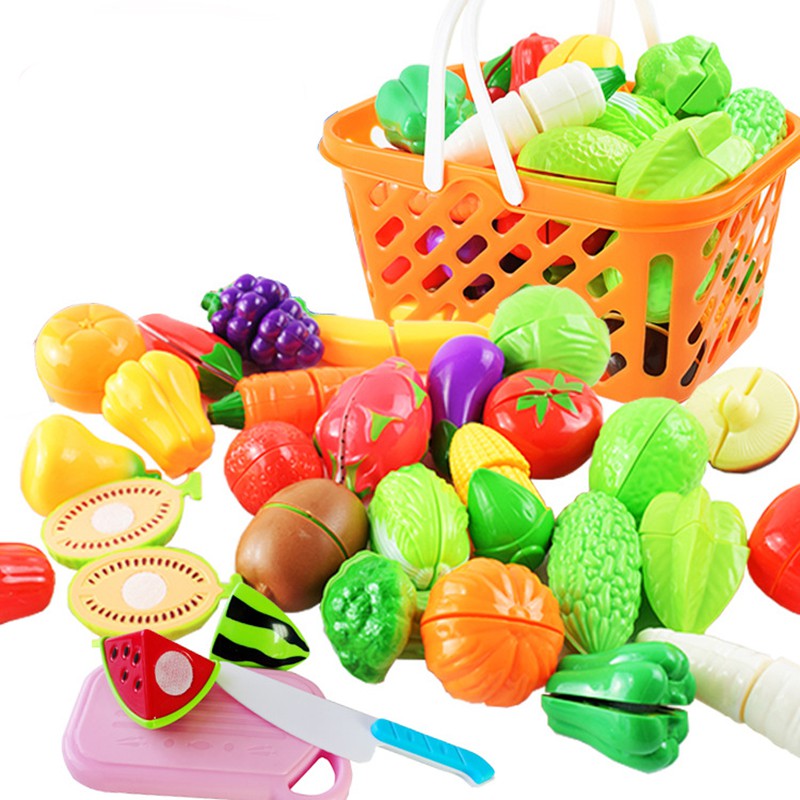 plastic fruit and veg toys