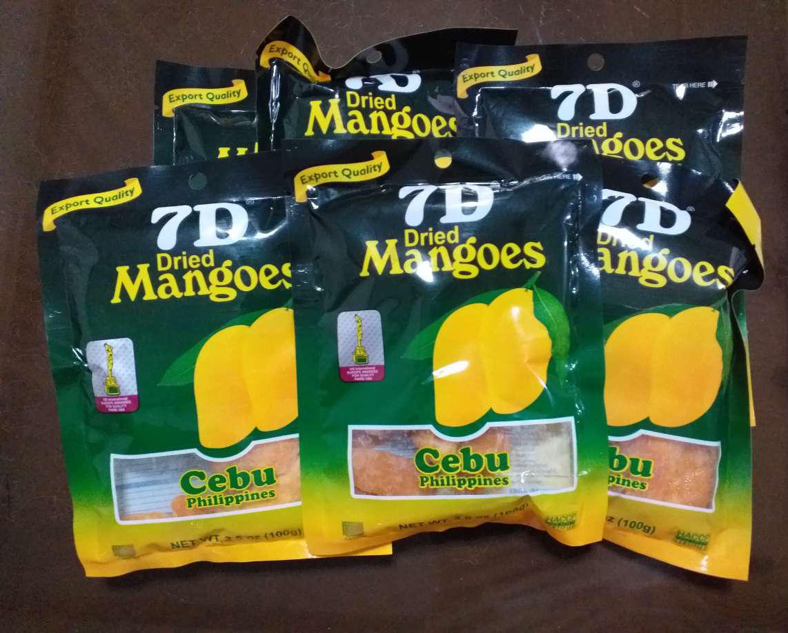 7D dried mangoes 100g/pack Shopee Philippines