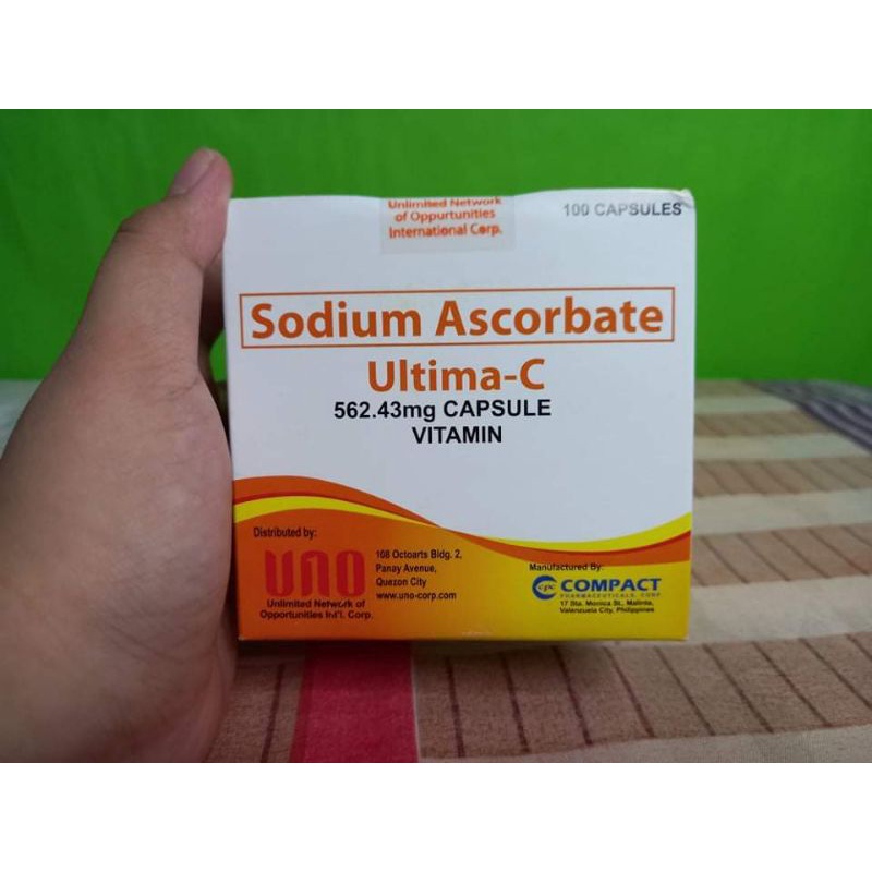 Ultima C sodium ascorbate vitamin pampagana sa pagkain pampalakas ng