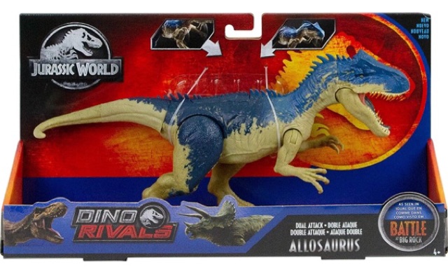 jurassic world allosaurus mattel