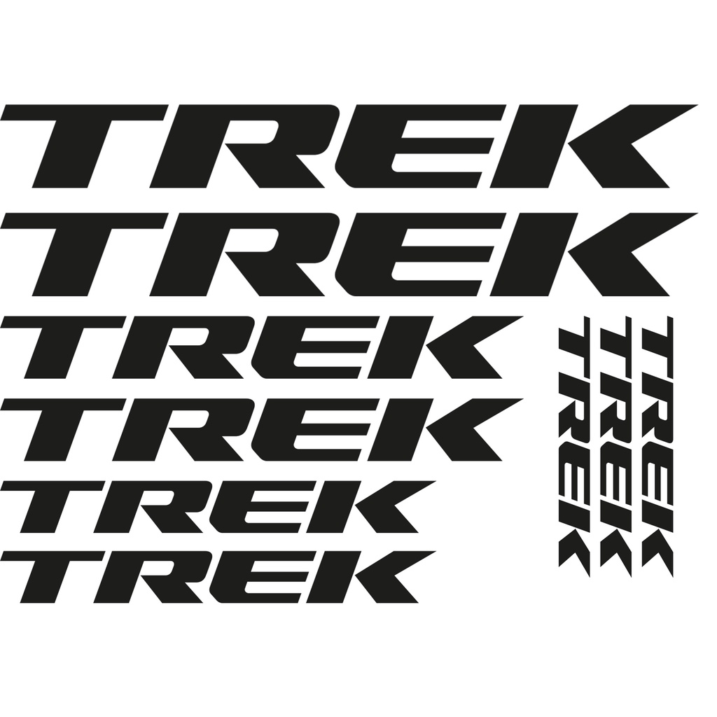 Trek Sticker Decal for Mountain Bike and Road Bike (Sticker cut out ...