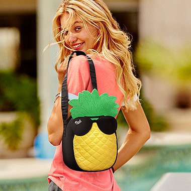 pineapple insulated lunch bag