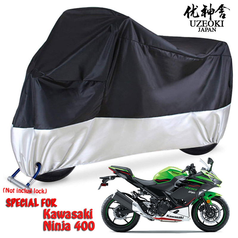 Kawasaki Ninja 400 Motor Cover Motorcyle Cover Motorbike Cover motorcycle waterproof motorcycles rain cover moto Selimut Motor Rain Dust Proof UV Cover motor ₱898