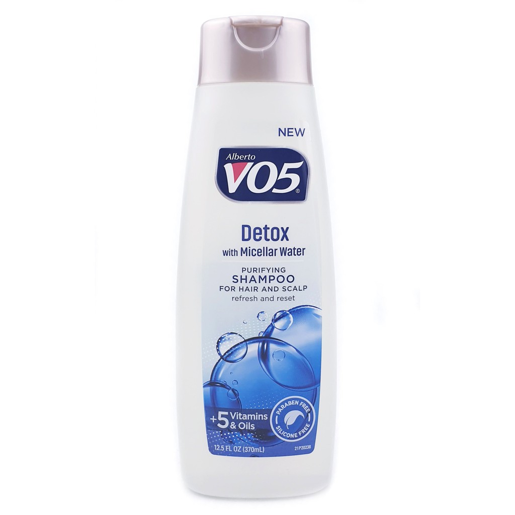 Alberto V05 Detox W Micellar Water Purifying Shampoo For Hair