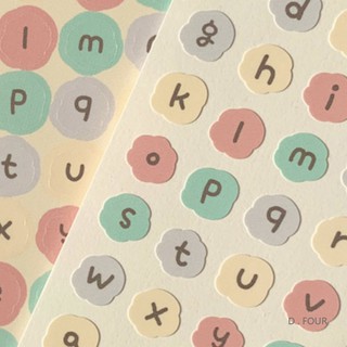 DIY cute cartoon letter sticker diary diary stationery sheet scrapbook decoration stick