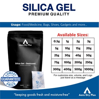 FDA Silica Gel Desiccant for Food, Leather, Bags, Shoes Absorb moisture, anti molds