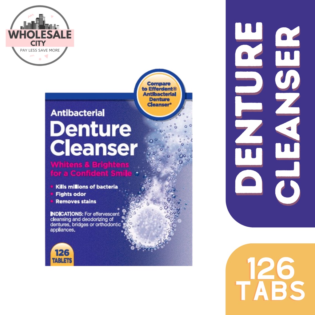 Equate Antibacterial Denture Cleanser Tablets 6 count Shopee Philippines