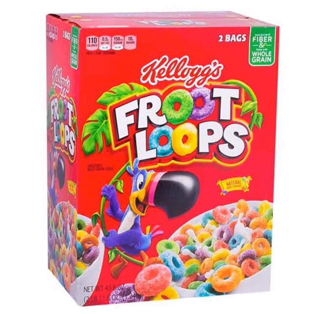 Kellogg’s Froot Loops Cereal 1.24kg | Shopee Philippines