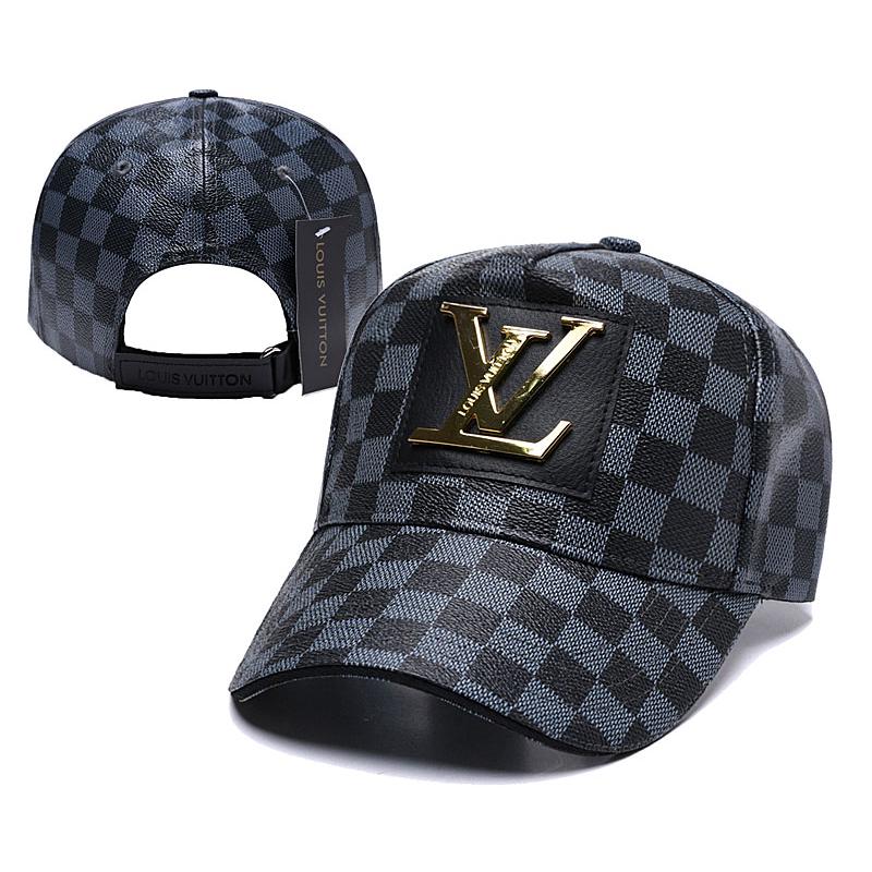 louis vuitton leather baseball cap