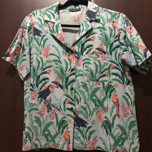 tropical polo shirt
