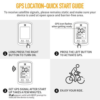 【Local Ship out】XOSS G GPS Cycling Computer Wireless Bike Speedometer