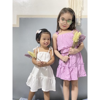 Kids Tube Tie-up Top and Skirt Set Terno Coords for Girls/CHALIS/KOREAN STYLE OOTD FOR KIDS/FASHION