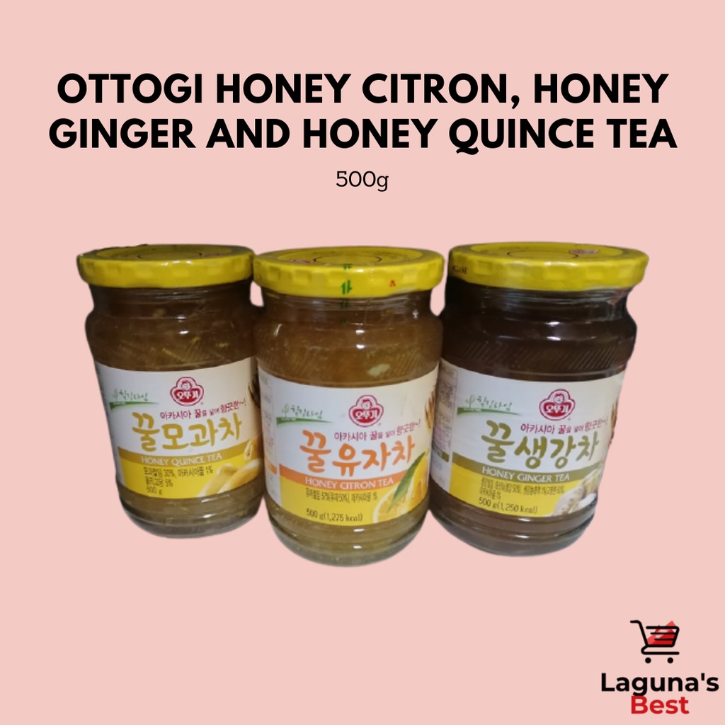 Ottogi Honey Citron, Honey Ginger and Honey Quince Tea 500g Shopee Philippines