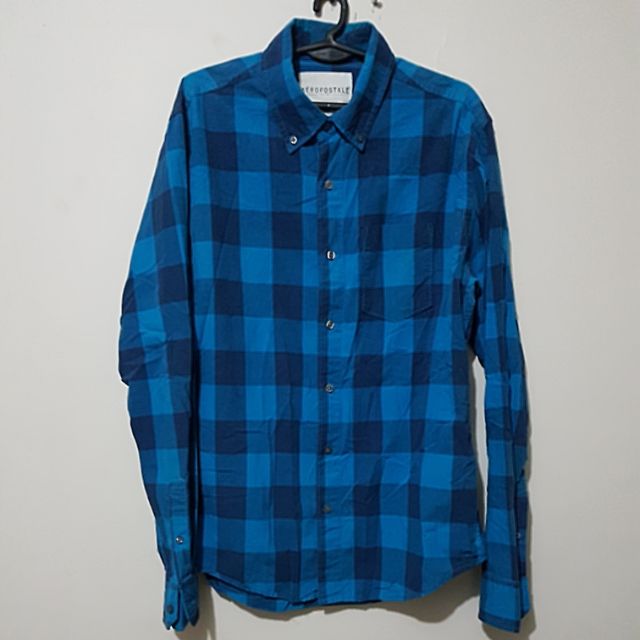 long sleeves checkered