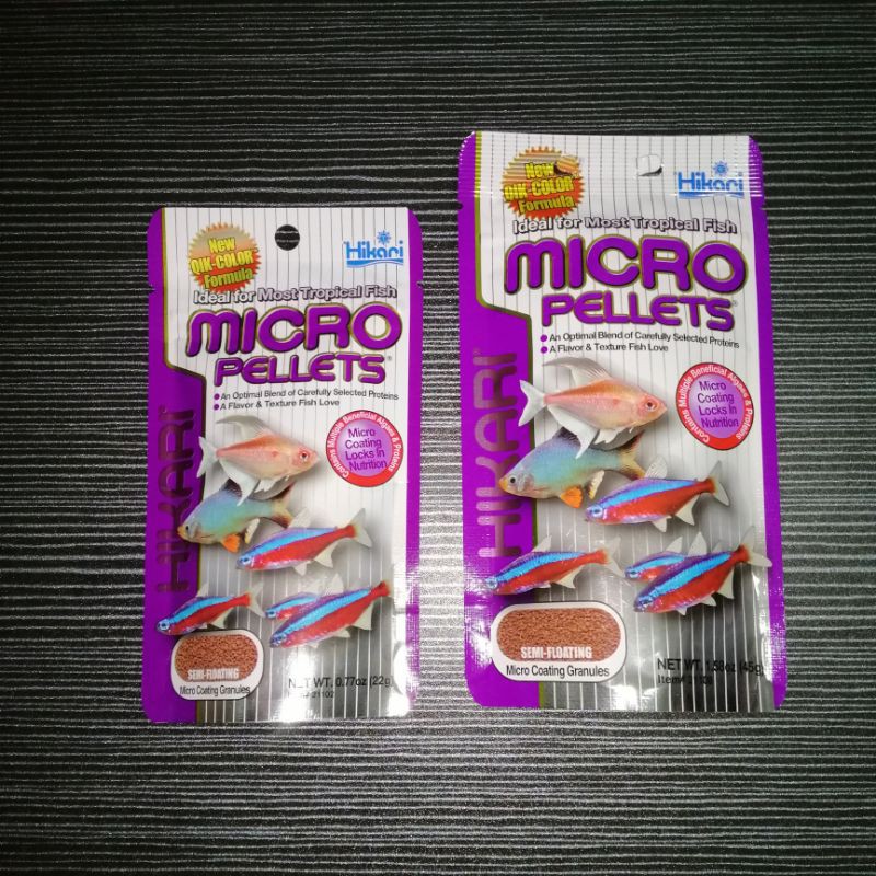 SALE Hikari Micro Pellets Tropical Fish Tetra Spirulina Food (Semi