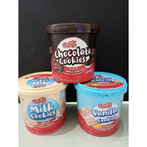 RICHWELL COOKIES CHOCOLATE & MILK & VANILLA BISCUIT- 400g | Shopee ...