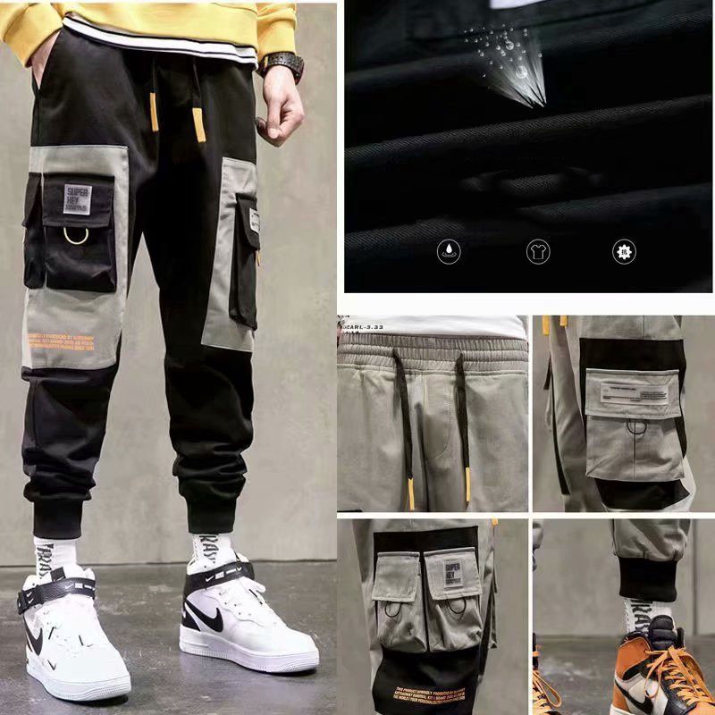 different color cargo pants