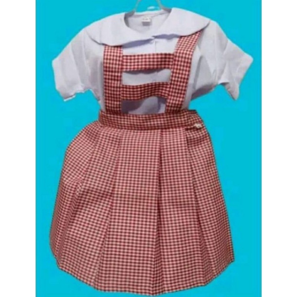 school uniform checkered red set Shopee Philippines